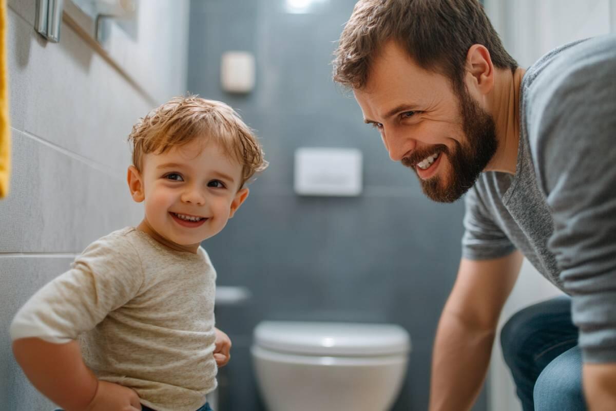 Wie man den Übergang von der Windel zur Toilette erleichtert